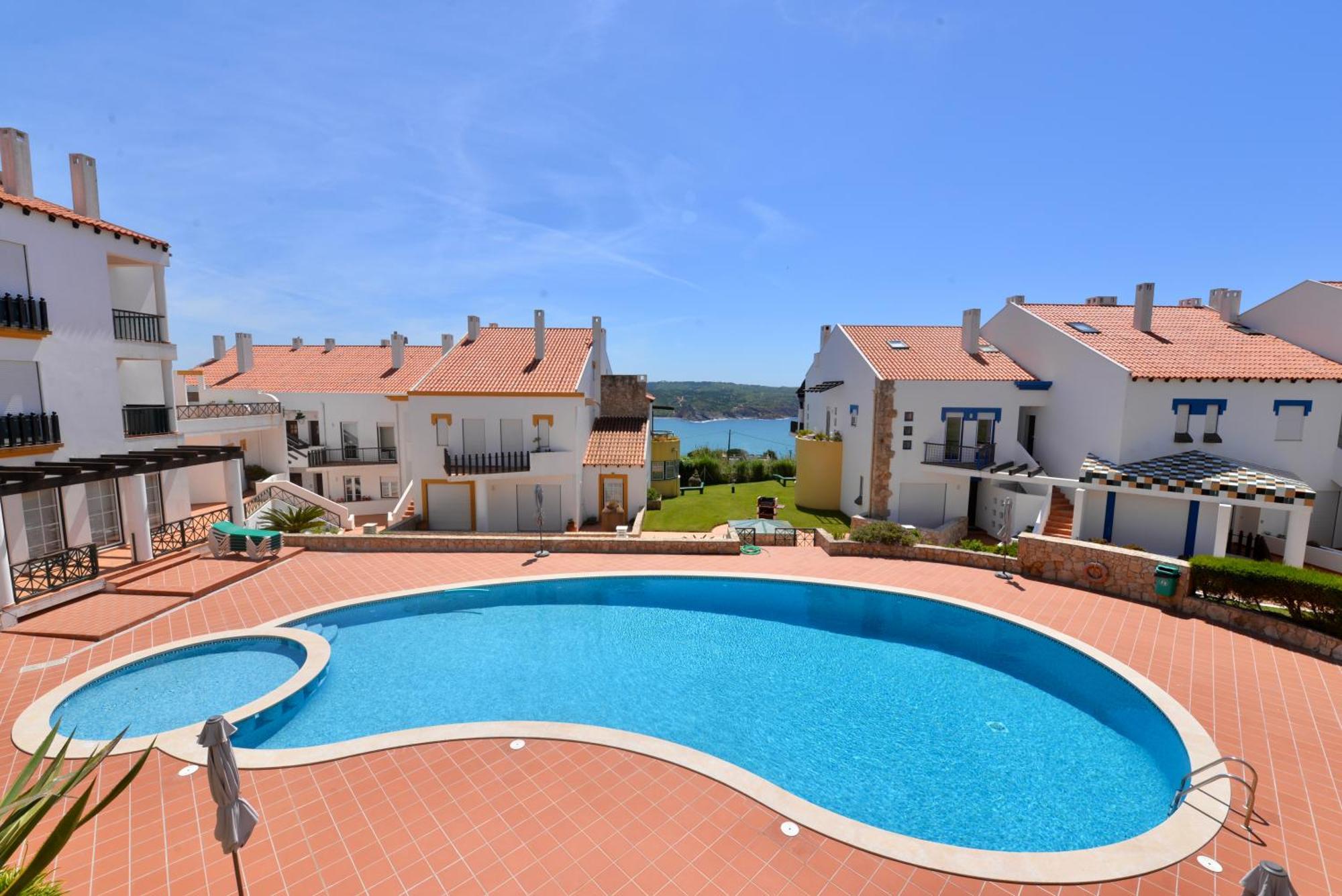 Paddle - Sea View Apartment With 3 Pools, Tennis & Squash Court São Martinho do Porto Zewnętrze zdjęcie